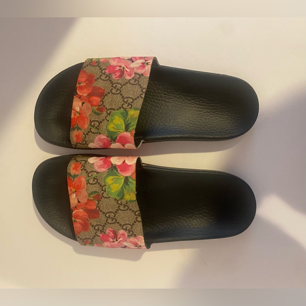 Gucci GG Bloom Floral Slides - Picture 4 of 7